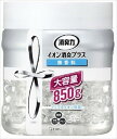 【大感謝価格】【12個セット】消臭力クリアビーズ イオン消臭プラス 大容量 本体 無香料 850g×12個セット(3)