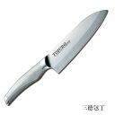 【即納】【ヘルシ価格 】OJURO オールステンレス モリブデンバナジウム鋼本割込 三徳包丁 K12959A
