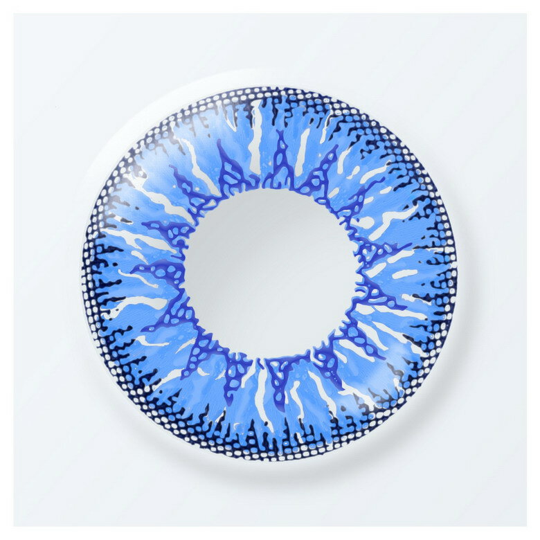 【ヘルシ価格 】カラコン カラーコンタクト QUALITE クオリテ UV ブルーウォーター Q037 1day 1箱6枚 度あり 度なし