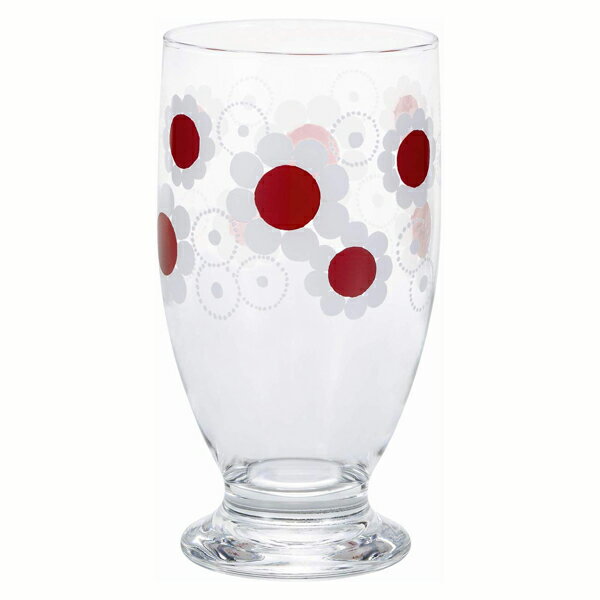 【ヘルシ価格】アデリア レトロ 台座付きグラス320 花まわし 1858【楽天倉庫直送h】