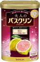 【15個セット】大人のバスクリン 魅惑のピンクレモンの香り 600gx15個セット【直送品】【ヘルシ価格】 バス用品 入浴剤 アロマタイプ 保湿 オーガニック認証ホホバ油配合