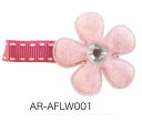 【楽天倉庫直送h】エンジェルズリボンフラワー 1個入 AR-AFLW001【ヘルシ価格】 ヘアクリップ ヘアーアクセサリー ベビー キッズ 赤ちゃん 女の子 男...