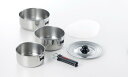 【直送品】エクセレントシェフ ワンタッチクッカー着脱式 片手鍋16cm&18cm&20cm EXC-103 0386061 2022 STAGE GIFT CA...