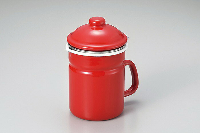 【直送品】活性炭付オイルポット0.7L PCL-06R・レッド 1003928 2022 STAGE GIFT CATALOG 229シリーズ ..
