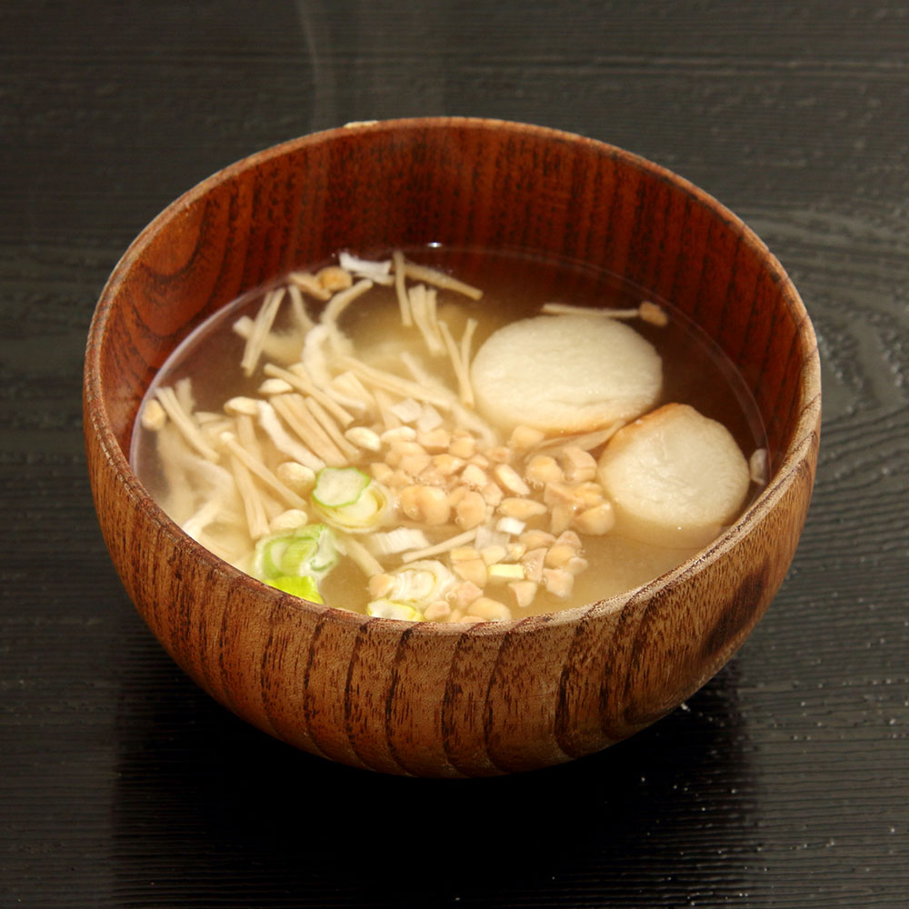 【直送】【北海道沖縄離島不可】いわて納豆汁【ヘルシ価格】 食品 納豆汁 大内納豆 矢沢製麩使用