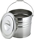 【楽天倉庫直送品】下村企販売 ステンレス フタ付きバケツ 13L 39886【割引不可品】 バケツ ステンレス フタ付き 燕三条 ツバメ 国産 掃除用品 アウトドア(3)