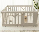 【直送品】iFam(アイファム) ペットサークル バーチ ドア付き 8枚セット ホワイト if119-dog-birchbeige【北海道沖縄離島不可】ペットゲ...