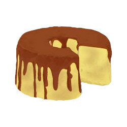 【あす楽対応】『スクイーズ ケーキ Sunny’s Kitchen 2 サニーズキッチン シフォンケーキ チョコバナナ SK08-3』（割引不可）スクイーズ ケーキ 食品サンプル おもちゃ squeeze