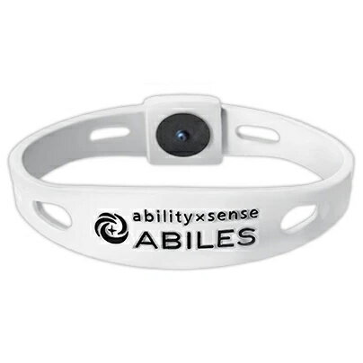 【ネコポス】【医療機器】ABILES NANO アビリス ナノ ブレスレット 白【割引不可品】 アクセサリー 医療機器 ブレスレット ブラックアイ ナノ搭載