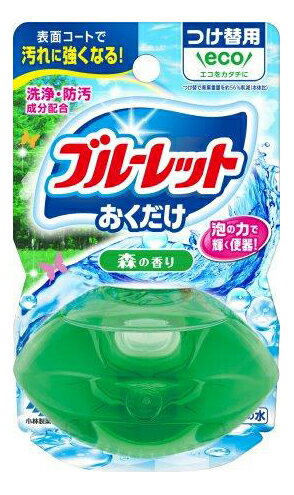 【48個セット】液体ブルーレットおくだけつけ替用 森の香り 70mlx48個セット【ヘルシ価格】【返品キャンセル不可】 洗剤 トイレ用洗剤 芳香 洗浄 防汚成分...