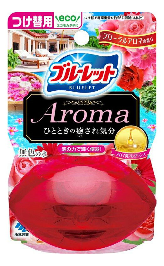 【48個セット】液体ブルーレットおくだけアロマつけ替用 フローラルアロマの香り 70mlx48個セット【ヘルシ価格】【返品キャンセル不可】 洗剤 トイレ用洗剤 ...