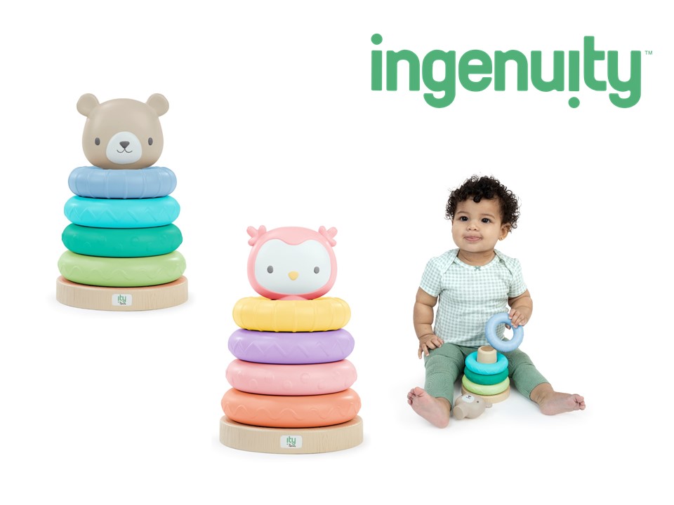 キッズ・ツー(KidsII) インジェニュイティ つみかさねリング・ふくろう 16880【ヘルシ価格】 おもちゃ 知育玩具 学習玩具