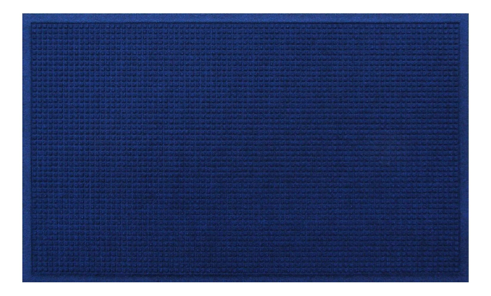 クリーンテックス 吸水玄関マット ウォーターホース T ワッフル ネイビーブルー 88 x 146 cm【直送品】【返品キャンセル不可】 インテリア カーペット ラグ マット フロアマット 玄関マット