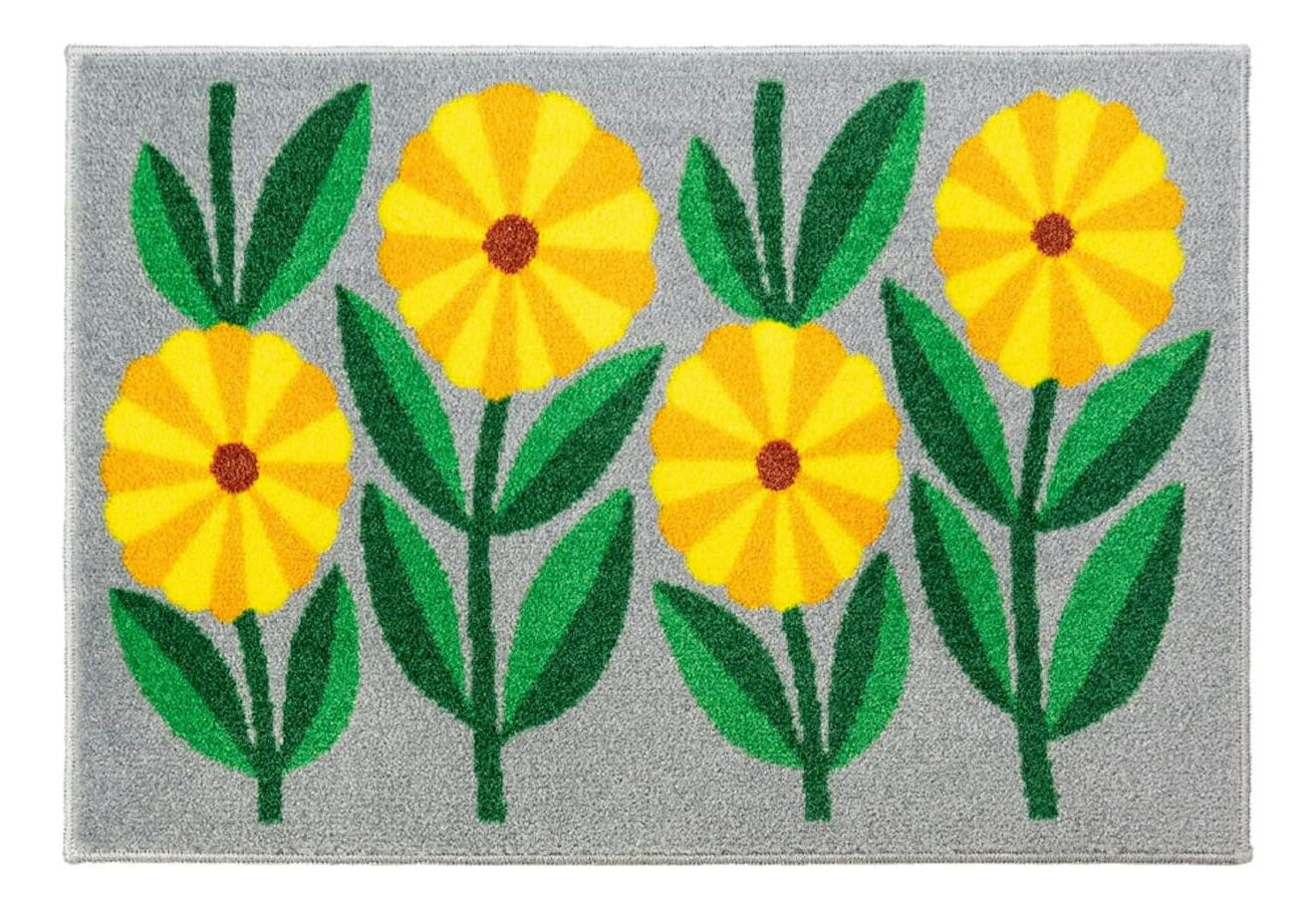 クリーンテックス 玄関マット 室内用 屋内用 JPM-Indoor BOOKHOU AMARILLO 45×65cm【直送品】【返品キャンセル不可】 インテリア カーペット ラグ マット フロアマット 玄関マット 室内用 屋内用