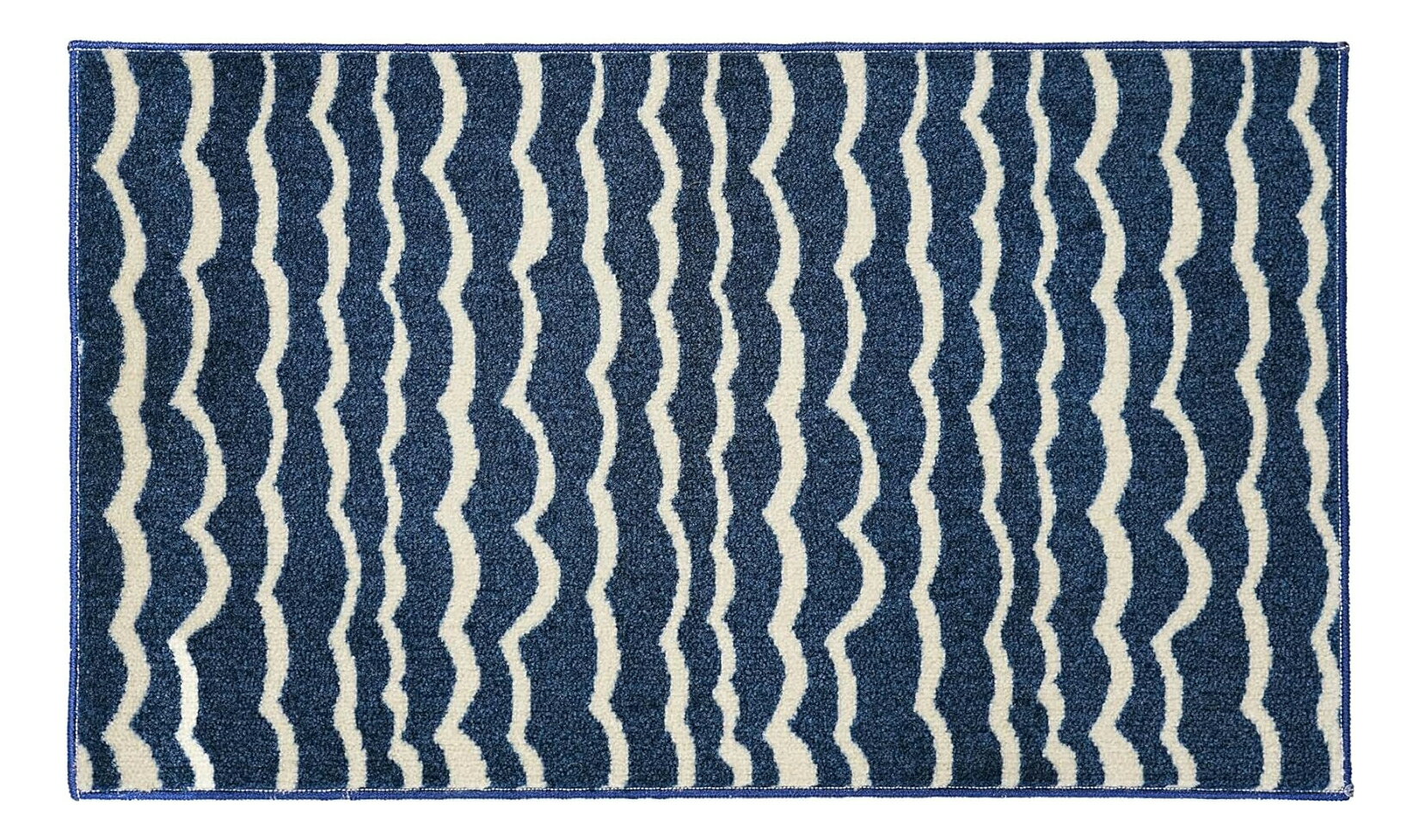 クリーンテックス 玄関マット 室内用 屋内用 JPM-Indoor Tomoko Murata Ripple ブルー 45×75cm【直送品】【返品キャンセル不可】 インテリア カーペット ラグ マット フロアマット 玄関マット 室内用 屋内用