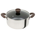 ミロワール IHハイキャセロール 24cm ミラー ND-325【楽天倉庫直送h】 キッチン用品 調理器具 鍋 IH ガス火 オール熱源対応 キャセロール