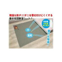 【楽天倉庫直送h】敷くだけ簡単!除湿&防ダニ敷きシート110番 グレー【割引不可品】 除湿&防ダニ 敷き布団のトラブルに