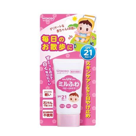 【直送品】【6個セット】ミルふわ ベビーUVケア 毎日のお散歩用 30gx6個セット ベビー スキンケア 日焼け止め UVケア 保湿成分配合