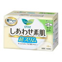 【直送品】【18個セット】ロリエエフ しあわせ素肌 超スリム 多い昼用 羽つき 22.5cm 20個入x18個セット【ヘルシ価格】 衛生日用品 生理用品 紙ナプキン