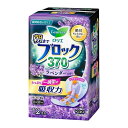 【楽天倉庫直送h】【2個セット】【医薬部外品】ロリエ 朝までブロック 370 ラベンダーの香り 12個x2個セット【ヘルシ価格】 衛生日用品 生理用品 紙ナプキン