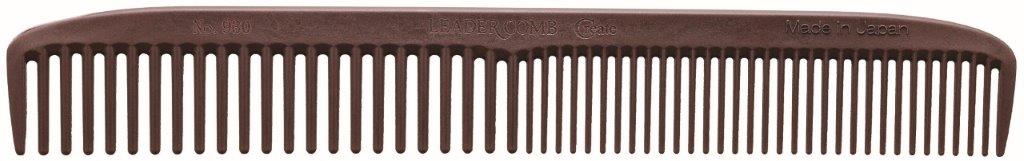 【楽天倉庫直送h】リーダー カーボンコーム クリエイト No.930 チョコレート【ヘルシ価格】 メイク道具 化粧小物 ヘアケア スタイリング ブラシ くし コーム
