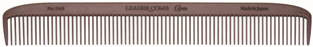 【楽天倉庫直送h】リーダー カーボンコーム クリエイト No.968 チョコレート【ヘルシ価格】 メイク道具 化粧小物 ヘアケア スタイリング ブラシ くし コーム