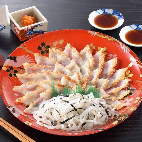 【直送品】「関とら本店」 ふくたたき刺身セット (真ふぐたたき刺身55g、とらふぐ皮20g、ふくポン酢10g×2、とらふぐヒレ5枚) ふく ふぐ フグ てっさ 【直送品】「関とら本店」 ふくたたき刺身セット (真ふぐたたき刺身55g、とらふぐ皮20g、ふくポン酢10g×2、とらふぐヒレ5枚) ふく ふぐ フグ てっさ