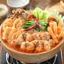 【直送品】「関とら本店」 旨辛ふくチゲ鍋 (ごまふぐちり250g、トッポッキ100g、鍋用餃子96g) ふく ふぐ フグ てっちり