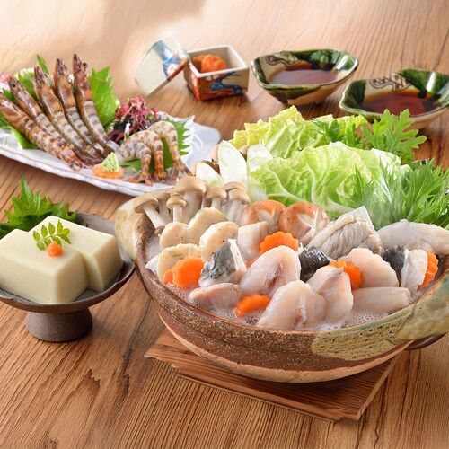 【直送品】「関とら本店」 ふくちり鍋と車海老刺身の福満喫セット (ふぐちり200g、車海老200g、ふぐ白子豆腐130g、ふぐつみれ100g) ふく ふぐ フグ てっちり 【直送品】「関とら本店」 ふくちり鍋と車海老刺身の福満喫セット (ふぐちり200g、車海老200g、ふぐ白子豆腐130g、ふぐつみれ100g) ふく ふぐ フグ てっちり