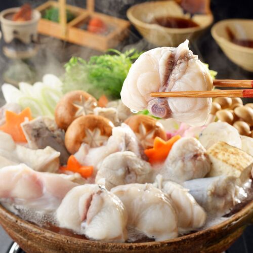 【直送品】「関とら本店」 とらふくちり鍋セット (とらふぐちり400g、ふぐつみれ100g、ふぐ白子豆腐130g) ふく ふぐ フグ てっちり