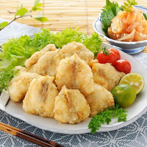 【直送品】「関とら本店」 ふく唐揚げ・とらふく塩辛セット (ふぐ唐揚げ300g、とらふぐ塩辛60g) ふく ふぐ フグ からあげ から揚げ