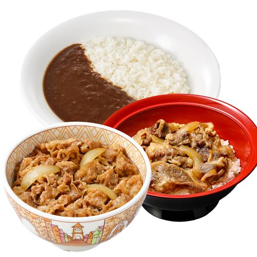 【直送品】「すき家」 牛丼の具・牛カルビ丼の具・横濱カレーセット （牛丼の具135g、牛カルビ丼の具120g×各3個、横濱カレー220g×4個） 丼の具 横濱カレー