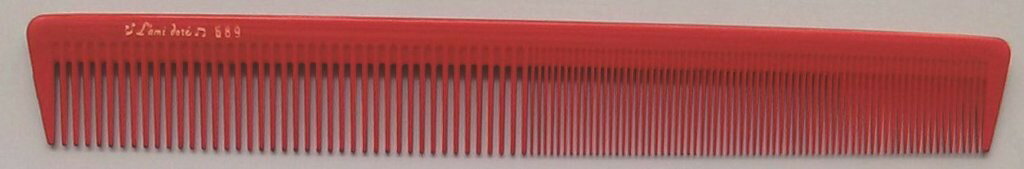 ラミィドールコーム No.689 レッド【楽天倉庫直送h】 メイク道具 小物 ヘアケア スタイリング ヘアコー..