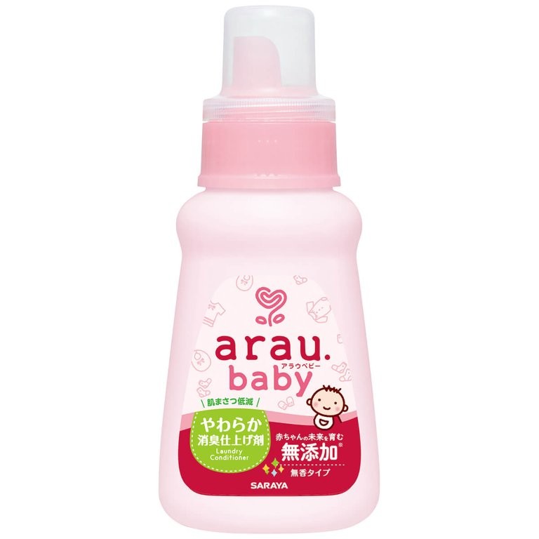 【直送品】【15個セット】アラウ.ベビー(arau.baby)やわらか消臭仕上げ剤 480mlx15個セット ベビー用品 洗濯用品 柔軟剤 消臭 ニオイ 黄ばみ対策