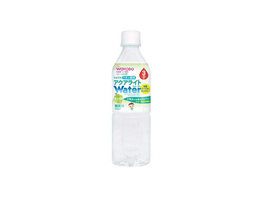 【5個セット】ベビーのじかん アクアライトWater 白ぶどう 500mlx5個セット【楽天倉庫直送h】 食品 ベビー飲料 低カロリー ドリンク イオン飲料 糖類ひかえめ