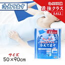 ひんやりジェルマット 冷えてます 50×90cm 1枚入【楽天倉庫直送h】 健康グッズ 冷却グッズ 暑さ対策用品 ジェルマット 電源不要 防水 耐久性 ひんやり 快適