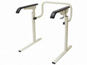 【直送品】キヨタおくだけトイレ手すりホワイト-KT-300【別途送料発生は連絡します、割引キャンセル返品不可】
