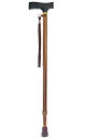 【直送品】ウェルファン夢ライフステッキ 伸縮型(ベーシックタイプ)ブラウンギフトボックス仕様009712【別途送料発生は連絡します、割引キャンセル返品不可】