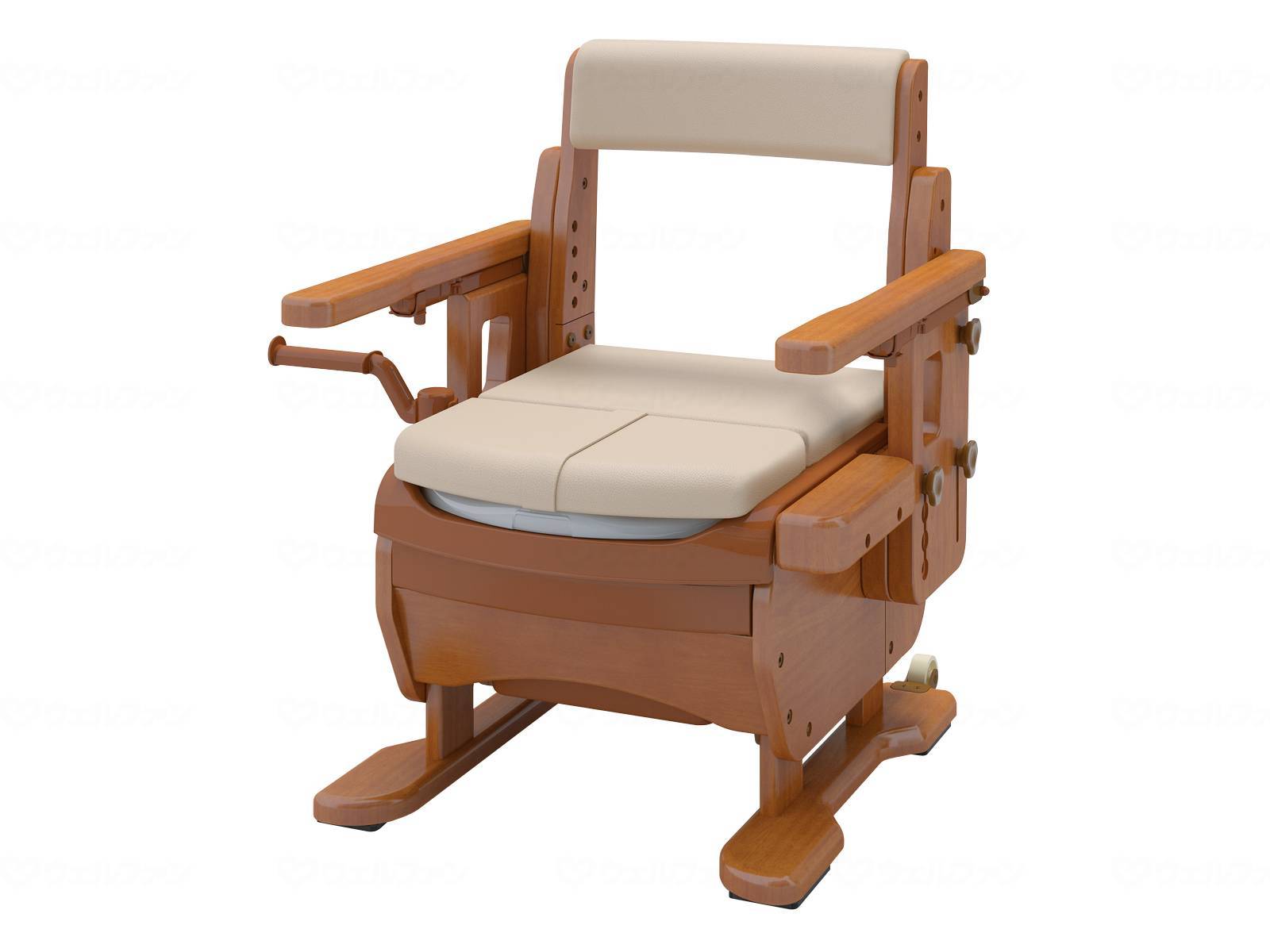 【直送品】アロン化成家具調トイレ セレクトR ひじかけはねあげ幅：ワイド暖房・脱臭533876【別途送料発生は連絡します、割引キャンセル返品不可】