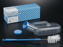 【直送品】浅井商事S.A.塩ビ透明尿器(ブラシ付)-男性用D415(100230)【別途送料発生は連絡します、割引キャンセル返品不可】