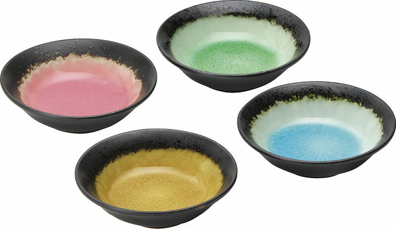 【直送品】 四季彩 小付4P（木箱入） SN-2052A B1084608【別途送料発生は連絡します】