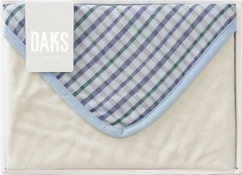 【直送品】ダックス シール織/ガーゼ　リバーシブル綿ひざ掛け DK562050-6 B1138576【別途送料発生は連..