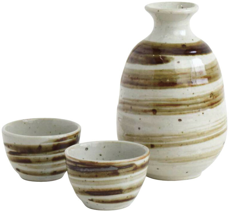 【直送品】 高田焼釉重ね酒器揃 うず粉引 220452 C6103614【別途送料発生は連絡します】