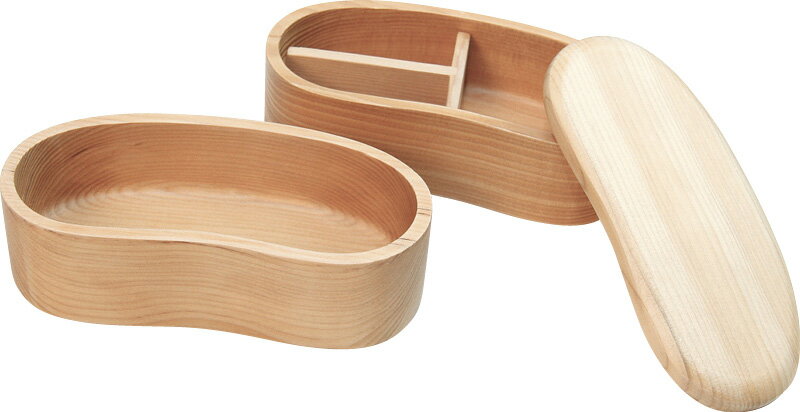 【直送品】HANAKO くりぬき弁当箱二段 豆型 BDH-05XT C6106534【別途送料発生は連絡します】