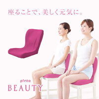 p!nto beauty 全4色 正しい姿勢の習慣用 クッション ピント ビューティー【座椅子 骨盤 姿勢 猫背 椅子 イス チェア クッション デスクワーク オフィス 疲労 肩 腰 腰 対策 疲れ ストレートネック 産後 背筋 持ち運び おうち時間 在宅 テレワーク 】