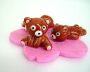 【店内全品P10倍!】 箸置き お箸 箸 カトラリーレスト 【茶色クマ箸置き】 かわいい おしゃれ くま プレゼント