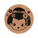【店内全品P10倍!】 コースター コルク コルクコースター 舞妓 【 コルクコースター 舞妓 】 メール便 カフェ コーヒー レストラン 食器 グラス 開店祝...