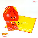 【店内最大P14倍!】 お弁当箱 巾着 保冷 巾着袋 ランチボックス 子供 【 ニッキョロ 巾着ポーチ & ミニハンカチ2枚 3点 セット 】 入園 プレゼント...