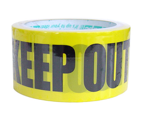 テープ 梱包テープ 梱包用 梱包 パッキング 【d-tape パッキングテープ KEEP OUT (幅48mm×長さ25m)】 ..