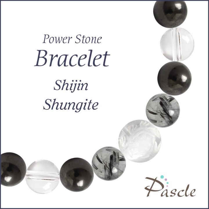 パワーストーン ブレスレット メンズ 四神・シュンガイト 天然石 仕事運 金運 健康 癒し 魔除け・厄除け 誕生日 プレゼント